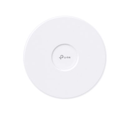 TP-Link EAP773 - Punto de Acceso Omada Formato Techo, Interior, WiFi 7 802.11be hasta 9300Mbps, 1x puerto RJ45 10Gbe, Tribanda 2,4/5/6 Ghz, Alimentación PoE++ o Fuente 12V (No Incluidas)