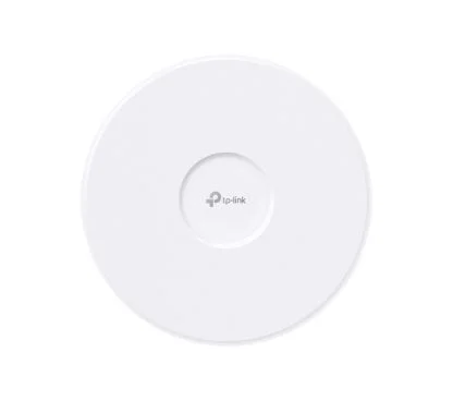 TP-Link EAP773 - Punto de Acceso Omada Formato Techo, Interior, WiFi 7 802.11be hasta 9300Mbps, 1x puerto RJ45 10Gbe, Tribanda 2,4/5/6 Ghz, Alimentación PoE++ o Fuente 12V (No Incluidas)