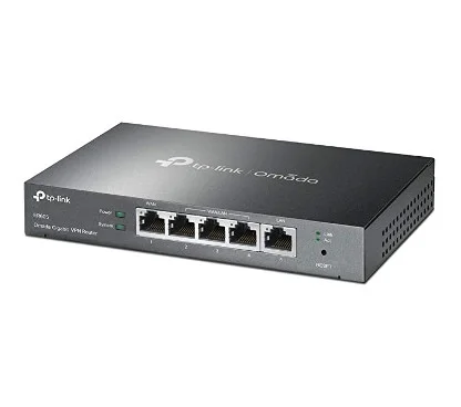TP-Link ER605 SafeStream Omada Gigabit Multi-WAN VPN Router 1× Gigabit WAN Port + 3× Gigabit WAN/LAN Ports + 1× Gigabit LAN Por
