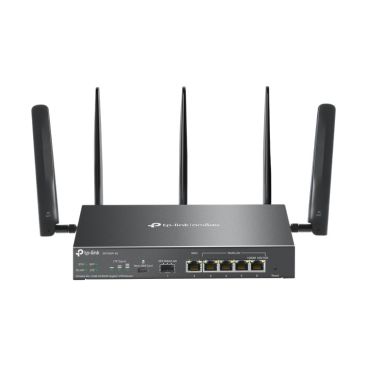 TP-Link ER706WP-4G Omada 4G+ Cat6 AX3000 Gigabit VPN Gateway with 4-Port PoE+ PORT: 1× Gigabit SFP WAN/LAN Port, 1× Gigabit RJ45 WAN Port, 4× Gigabit WAN/LAN RJ45 Ports, 2 Nano SIM slot (4G+ Cat6) SPEC: 802.3 at/af, 4 Ports with 4