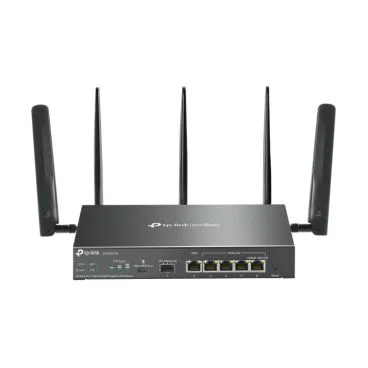 TP-Link ER706WP-4G Omada 4G+ Cat6 AX3000 Gigabit VPN Gateway with 4-Port PoE+ PORT: 1× Gigabit SFP WAN/LAN Port, 1× Gigabit RJ45 WAN Port, 4× Gigabit WAN/LAN RJ45 Ports, 2 Nano SIM slot (4G+ Cat6) SPEC: 802.3 at/af, 4 Ports with 4