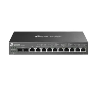 TP-LINK ER7212PC - Router Gigabit VPN MultiWAN, Switch 8x PoE+ 110W 802.3at y Controlador Omada Integrado, 1 GE WAN + 1 GE LAN/WAN port + 8 GE LAN + 2x SFP WAN/LAN