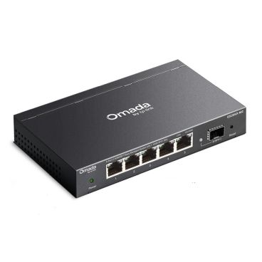 TP-Link ES206X-M2 Omada 5-Port 2.5GBASE-T Easy Managed Multigigabit Switch with 1 10GE SFP+ Slot PORT: 5× 2.5G RJ45 Ports?1× 10G SFP+ Slot SPEC: Desktop Steel Case and Fanless FEATURE: Centralized Management by Omada SDN Controlle