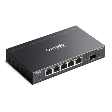 TP-Link ES206X-M2 Omada 5-Port 2.5GBASE-T Easy Managed Multigigabit Switch with 1 10GE SFP+ Slot PORT: 5× 2.5G RJ45 Ports?1× 10G SFP+ Slot SPEC: Desktop Steel Case and Fanless FEATURE: Centralized Management by Omada SDN Controlle