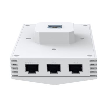 TP-Link Festa F65-Wall AX3000 Wall-Plate Dual-Band Wi-Fi 6 Access Point PORT: Uplink: 1× Gigabit RJ45 Port; Downlink: 3× Gigabit RJ45 Port SPEED:574Mbps at 2.4 GHz + 2402 Mbps at 5 GHz FEATURE: Compatible with EU & US Standard