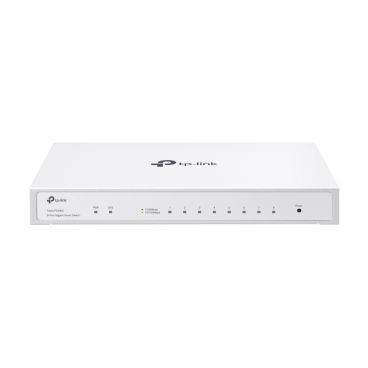 TP-Link Festa FS308G 8-Port Gigabit Smart Switch PORT: 8× Gigabit RJ45 Ports including 1 PoE IN Port SPEC: Desktop Steel Case FEATURE: 802.1Q VLAN, STP/RSTP, IGMP Snooping, ACL, Storm Control, Link Aggregation, LLDP-MED, SNMP, IPv