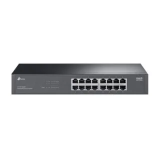 TP-Link LS1016G LiteWave 16-Port Gigabit Switch PORT: 16× Gigabit RJ45 Ports SPEC: 1U 13-inch Rack-mountable Steel Case FEATURE: Plug and Play