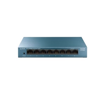 TP-Link LS108G LiteWave Switch de Escritorio 8-Puertos, 8 Puertos Gigabit RJ45, Carcasa de metal