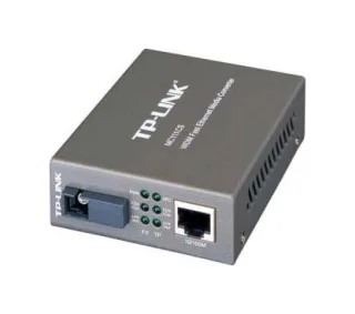 TP-Link MC111CS 10/100M RJ45 to 100M single-mode SC fiber Converter, Full-duplex,Tx:1550nm, Rx:1310nm, up to 20Km, switching pow