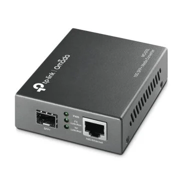 TP-Link MC420L Conversor de Medios 10G MultiGigabit RJ45 a 10G SFP+, Omada, Enracable con Chasis accesorio MC1400