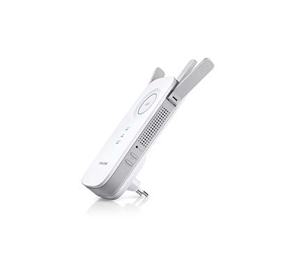 TP-Link RE450 Extensor de cobertura de Banda Dual AC1750 para enchufar en pared, chipset Qualcomm, 1300Mbps en banda 5GHz + 450M