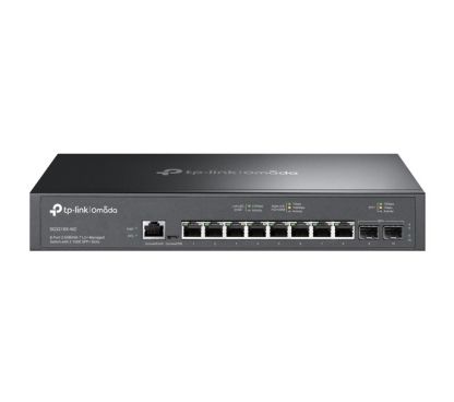 TP-Link SG3210X-M2 - Switch Ethernet Gestionable Multigigabit L2+, Montaje en Rack y Sobremesa, 8x Puertos RJ45 de 2.5 Gbps y 2x Slot SFP+, Omada, Carcasa de Metal
