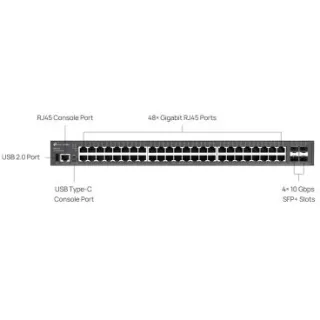 TP-Link SG5452X Switch 48xGbE 4xSFP+