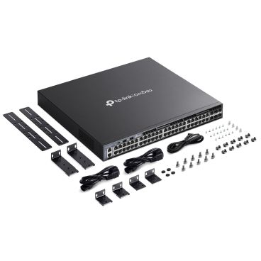 TP-Link SG6654X Switch Gestionable Omada L3 de 48 puertos Gigabit Stackable con 6 ranuras 10G