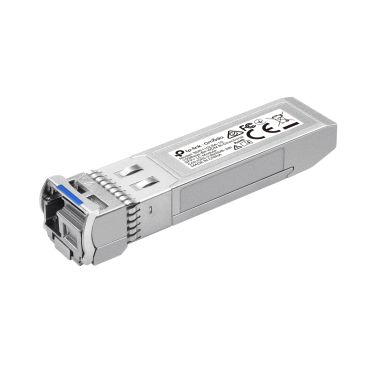 TP-Link SM5110LSA-10 Omada 10Gbase-BX Single-Mode WDM Bi-Directional SFP+ Module SPEC: LC/UPC Connector, TX:1330nm/RX:1270nm, Single-mode, 10 km