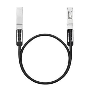 TP-Link SM9220-1M Omada 1 Meter 100G QSFP28 Direct Attach Cable SPEC: Up to 1 m Distance, Support data rate of 100Gbps and 40Gbps, Compatible with 100G QSFP28 Slot and 40G QSFP+ Slot, Plug a