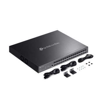 TP-Link SX3032F Omada 32-Port 10GE SFP+ L2+ Managed Switch PORT: 32× 10G SFP+ Slots, RJ45/Micro-USB Console Port SPEC: 1U 19-inch Rack-mountable Steel Case FEATURE: Integration with Omada SD