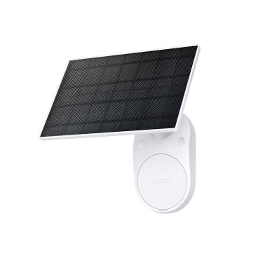TP-Link TAPO A201 Panel solar Compatible Cámaras Tapo con Bateria Serie 4xx, 5.2V 2.5W, Puerto de carga tipo C, alimentación ininterrumpida, instalación solar flexible, funciona con la cámar