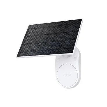 TP-Link TAPO A201 Panel solar Compatible Cámaras Tapo con Bateria Serie 4xx, 5.2V 2.5W, Puerto de carga tipo C, alimentación ininterrumpida, instalación solar flexible, funciona con la cámara Tapo Battery, cable de carga de 4 m