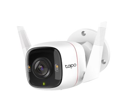 TP-Link Tapo C320WS Home Security Wi-Fi Camera SPEC: 1080p, 2.4 GHz FEATURE: Motion Detection and Notifications, Sound and Light