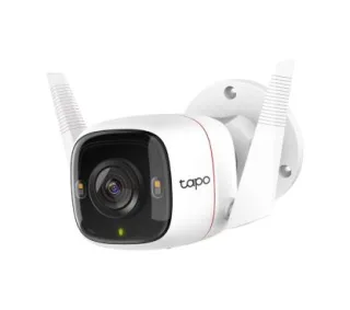 TP-Link Tapo C320WS Home Security Wi-Fi Camera SPEC: 1080p, 2.4 GHz FEATURE: Motion Detection and Notifications, Sound and Light