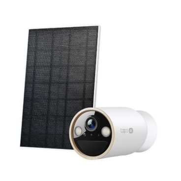 TP-Link Tapo C460 Kit Solar-Powered Security Camera Kit1 × Tapo C460, 1 × Tapo A201SPEC: 4K UHD (3840x2160), H.265/H.264 Supported, 16x UHD Digital Zoom, 2.4/5 GHz Dual Band Wi-Fi, 10000mAh