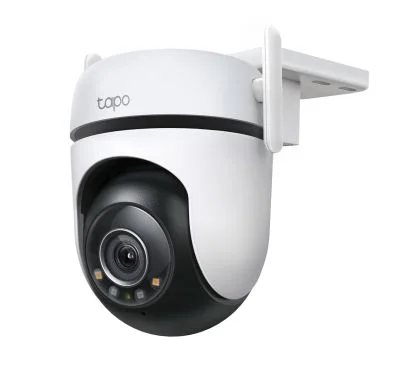 TP-Link Tapo C520WS Outdoor Pan/Tilt Security Wi-Fi Camera SPEC: 2K QHD (2560x1440), 2.4 GHz, 2T2R, 2 × External Antennas, 1 × Ethernet Port, Horizontal 360º FEATURE: Pan/Tilt, Starlight Color Night