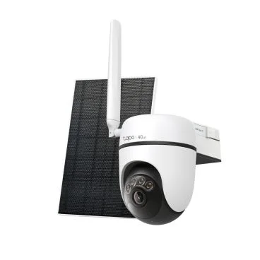TP-Link Tapo C615G KIT - Cámara 4G/LTE (Sin RJ45 Ni WiFi, Acceso por App), Formato Turret + Panel Solar A201 con Bateria, Resistente a Intemperie, 3MP (2304×1296 px), Lente Fija (4mm), Visión Nocturna Led IR