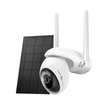 TP-Link Tapo C665G KIT Solar-Powered Pan/Tilt Wi-Fi/4G Security Camera Kit SPEC:4K 8MP (3840×2160), 2.4 GHz/5 GHz Wi-Fi, Solar panel (5.2V, 4.5W) ,4G LTE (LTE-FDD: B1/3/5/7/8/20/28, LTE-TDD: B38/40/41), 2 × External Antenna, 10000