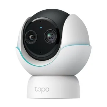 TP-Link TAPO C840 Dual-Lens Smart Baby Camera SPEC:2K QHD (2560x1440) &1080p (1920×1080), 2.4G/5GHz, Bluetooth 5.0, Horizontal 360º FEATURE: Dual Lens, Pan/Tilt, Smart AI Detection (covered face, baby crying, safety fence, baby sn