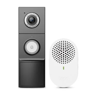 TP-Link Tapo D235 Video Doorbell Camera 1 × Tapo D235, 1 × Tapo D100C SPEC: 2K 5MP (2560×1920), 2.4 GHz, 10000mAh Built-in Rechargeable Lithium-ion Battery FEATURE: Ringtones, 180°Super-Wide Angle, Head to Toe View (4:3), Dual Pow