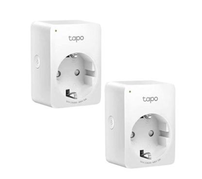 TP-Link Tapo P100(2-pack) Mini Smart Wi-Fi Socket SPEC: 220-240 V, Max Load 10 A, 50/60 Hz, 2.4 GHz Wi-Fi, Bluetooth 4.2 (onboar