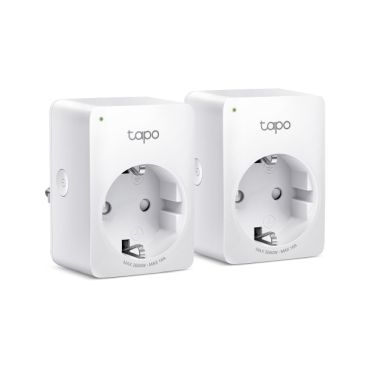 TP-Link Tapo P110(2-pack) Pack de 2 Enchufe Inteligente Compacto,Wi-Fi 4, 100-240V, carga máxima 16A, 50/60 Hz