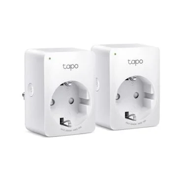 TP-Link Tapo P110(2-pack) Pack de 2 Enchufe Inteligente Compacto,Wi-Fi 4, 100-240V, carga máxima 16A, 50/60 Hz