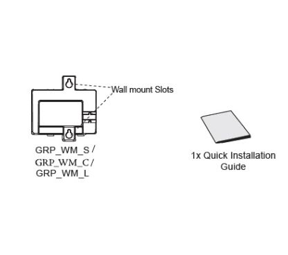 Grandstream GRP_WM_C (antes GRP2650/2470_WM_C) Wall mounting kit for GRP2650/GRP2670