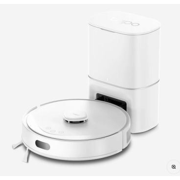 TP-Link Tapo RV30 Max Plus White Robot Vacuum Cleaner & Auto-Empty Dock SPEC: LiDAR + IMU Dual Navigation, Vacuum & Mop 2-in-1, 5300Pa, 3L Auto-Empty Dock(17000Pa, 95%+ Dust Removal Rate), 2
