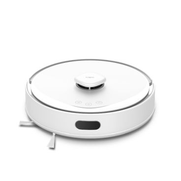 TP-Link Tapo RV30 Max White Robot Vacuum Cleaner SPEC: LiDAR + IMU Dual Navigation, Vacuum & Mop 2-in-1, 5300Pa, 2600mAh Battery, 250ml Dustbin, 300ml Water Tank FEATURE: LiDAR and IMU Dual