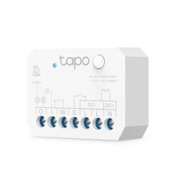 TP-Link Tapo S110E Smart Switch Module NETWORK Wireless Type: IEEE 802.11b/g/n, 2.4 GHz Wi-Fi, Bluetooth GENERAL Operating Temperature: -20ºC ~ 40ºC (-4°F ~ 104°F ) Operating Humidity: 10%~90%RH, Non-condensing Package Content:
