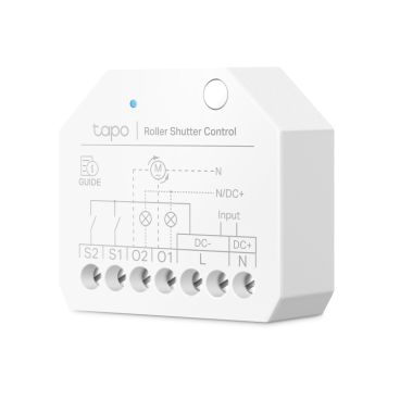 TP-Link Tapo S112 Smart Switch Module SPEC: 802.11b/g/n, 2.4GHz Wi-Fi, Bluetooth; 100-250V~, 50/60Hz, 6A Resistive, 1.5A Motor, 150W LED; 24-30V 6A; 30-48V 1.5A; 48-60V 1A; 44.7*40.7*16.1mm;