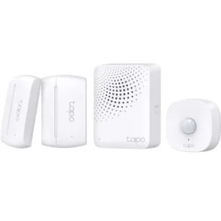 TP-Link Tapo T30 KIT Smart Sensor Starter Kit 1×Tapo T100, 2×Tapo T110, 1×Tapo H100 SPEC: Tapo H100 (2.4 GHz, 868 MHz, 100-240 V~, 50/60 Hz, Plug-in), Tapo T100 (868 MHz, Battery Powered(1*C