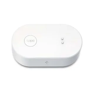TP-Link Tapo T300 Sensor inteligente de fugas de agua ESPECIFICACIONES: 868 MHz, 2 pilas AAA CARACTERÍSTICAS: Requiere Tapo Hub, Detección de goteos y fugas, Alarma de audio de 90dB, Mute y