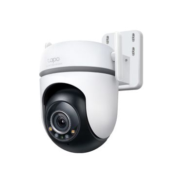 TP-Link TC42 - Cámara IP Wi-Fi Formato Domo, Resistente a Intemperie, Resolución 4MP 30fps (2560×1440px), Lente fija (3,2mm), Visión Nocturna IR 30m, Alimentación por Fuente (no incl.), Ranu