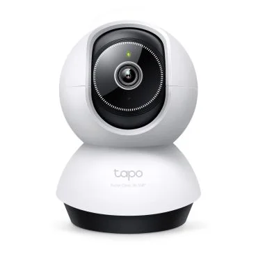 TP-Link TC74 - Cámara IP WiFi Formato Sobremesa PT, Interior, Resolución 5MP 15/30fps (2880x1620px), Lente Fija (4mm), Visión Nocturna IR 30m., Alimentación por Fuente, Ranura MicroSD