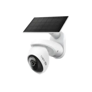 TP-Link TC92 KIT Solar-Powered Pan/Tilt Security Camera Kit SPEC:4K 8MP (3840×2160), 2.4 GHz/5 GHz, 10000mAh rechargeable lithium-ion battery, Solar panel (5.2V, 2.5W) FEATURE: Pan/Tilt, Non