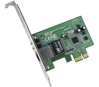 TP-Link TG-3468 32-bit Gigabit PCIe Network Adapter, Realtek RTL8168B chipset, 10/100/1000Mbps Auto-Negotiation RJ45 port, Auto