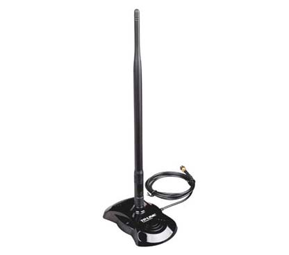 TP-Link TL-ANT2408C Producto reacondicionado 2.4GHz 8dBi Indoor Omni-directional Desktop Antenna, Cable length=1.3m, RP-SMA (body male, pin female)