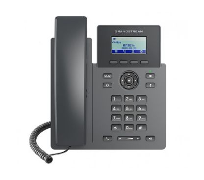 Grandstream GRP2601P Ip Phone with integrated POE equipped for zero-touch provisioning for mass deployment and easy management.