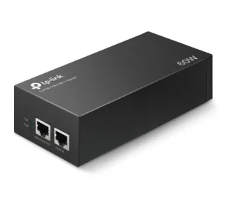 TP-Link TL-POE170S Adaptador inyector PoE ++ PUERTO: 1 puerto Gigabit PoE, 1 puerto Gigabit no PoE SPEC: compatible con 802.3bt