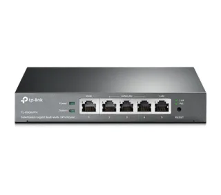TP-Link TL-R600VPN Producto reacondicionado VPN Router, 1 Gigabit WAN port + 4 Gigabit LAN ports, 20 IPsec VPN Tunnels, 16 PPTP VPN tunnels and 16 L2TP VPN tunnels , Dial-on-demand, SPI Fire
