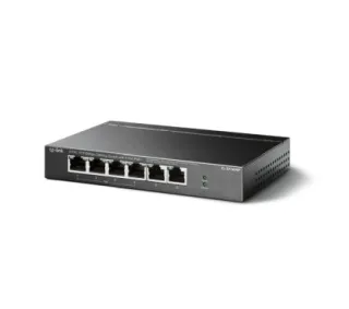 TP-Link TL-SF1006P Switch de sobremesa de 6 puertos a 10/100 Mbps con 4 puertos PoE. Puertos: 4 puertos 10/100 PoE, 4 puertos 10